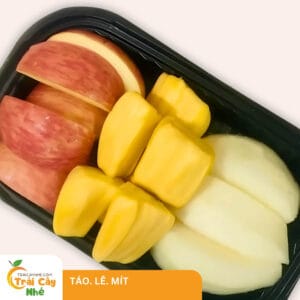 hộp táo - lê - mít.