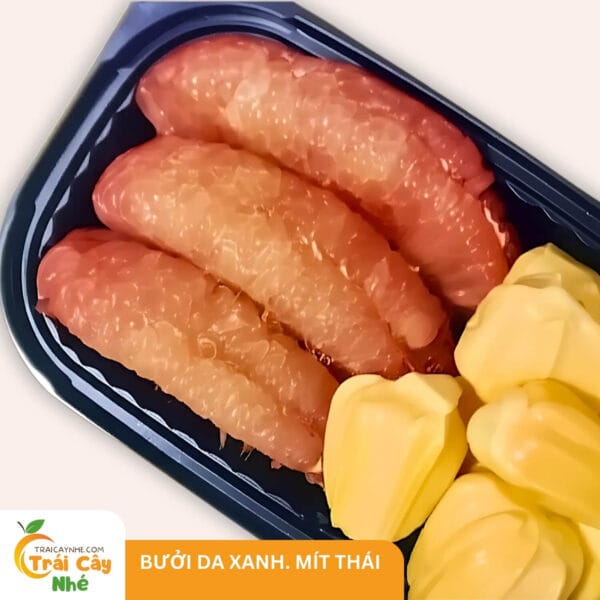 hộp bưởi danh xanh - mít thái . Trái Cây Nhé cung cấp