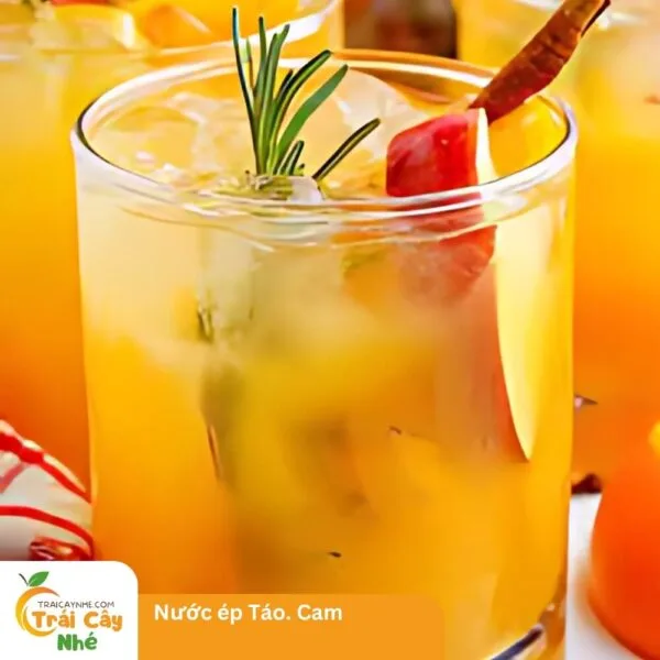 nước ép táo cam